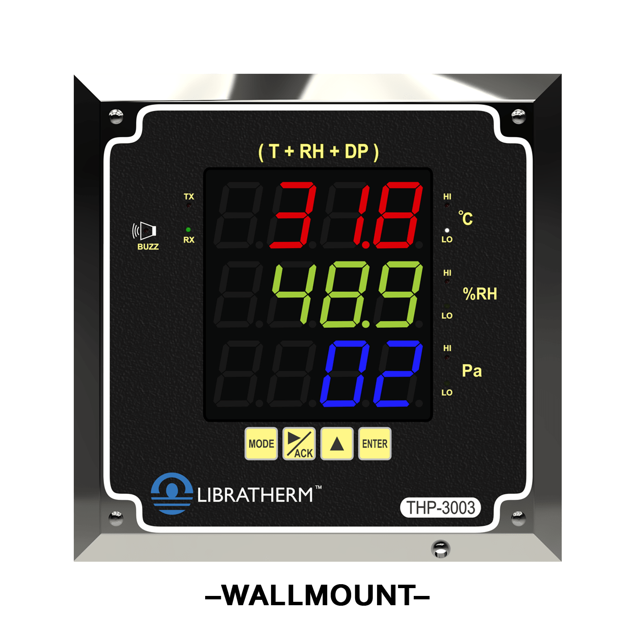 PerfectPrime TH301 Wireless Desktop Air Temperature and Humidity Data Logger