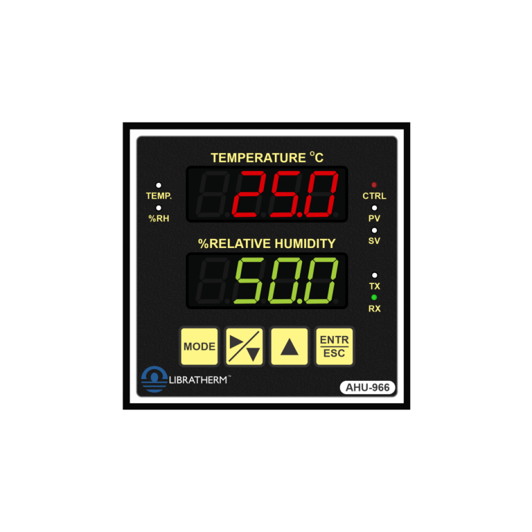 Ahu Display Controller Temperature and Humidity Controller for HVAC – DTH-966-AHU – Libratherm ...